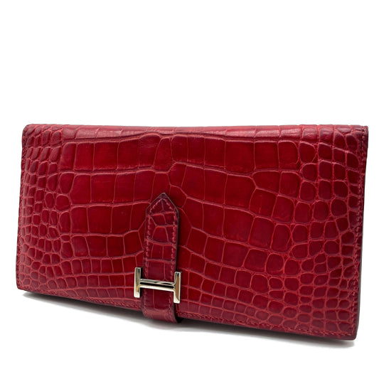 エルメス ベアンスフレ クロコダイル アリゲーターマット