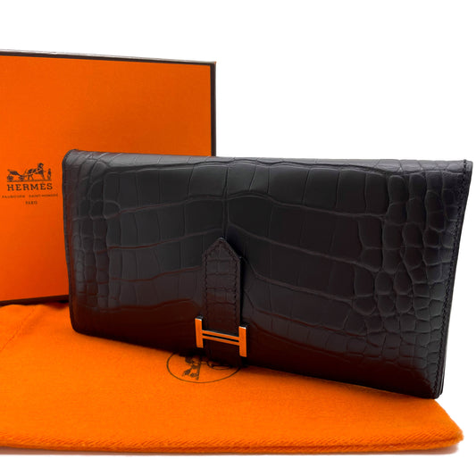 エルメス ベアンクラシック クロコダイル アリゲーターマット