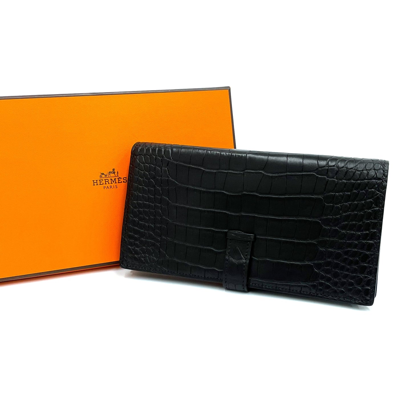 エルメス ベアンスフレ クロコダイル アリゲーターマット