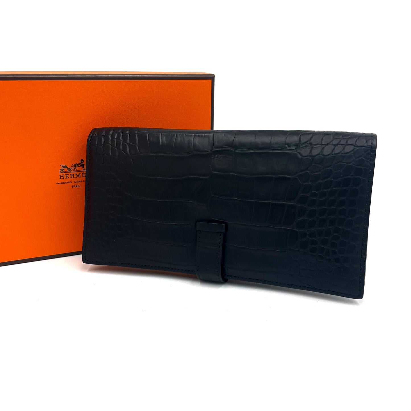 エルメス ベアンクラシック クロコダイル アリゲーターマット