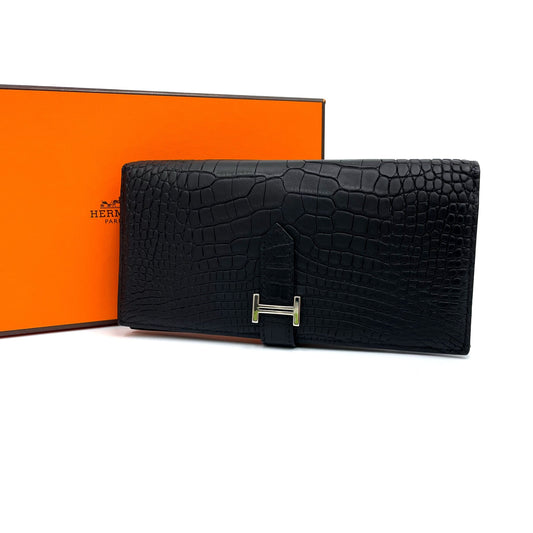 エルメス ベアンクラシック クロコダイル アリゲーターマット