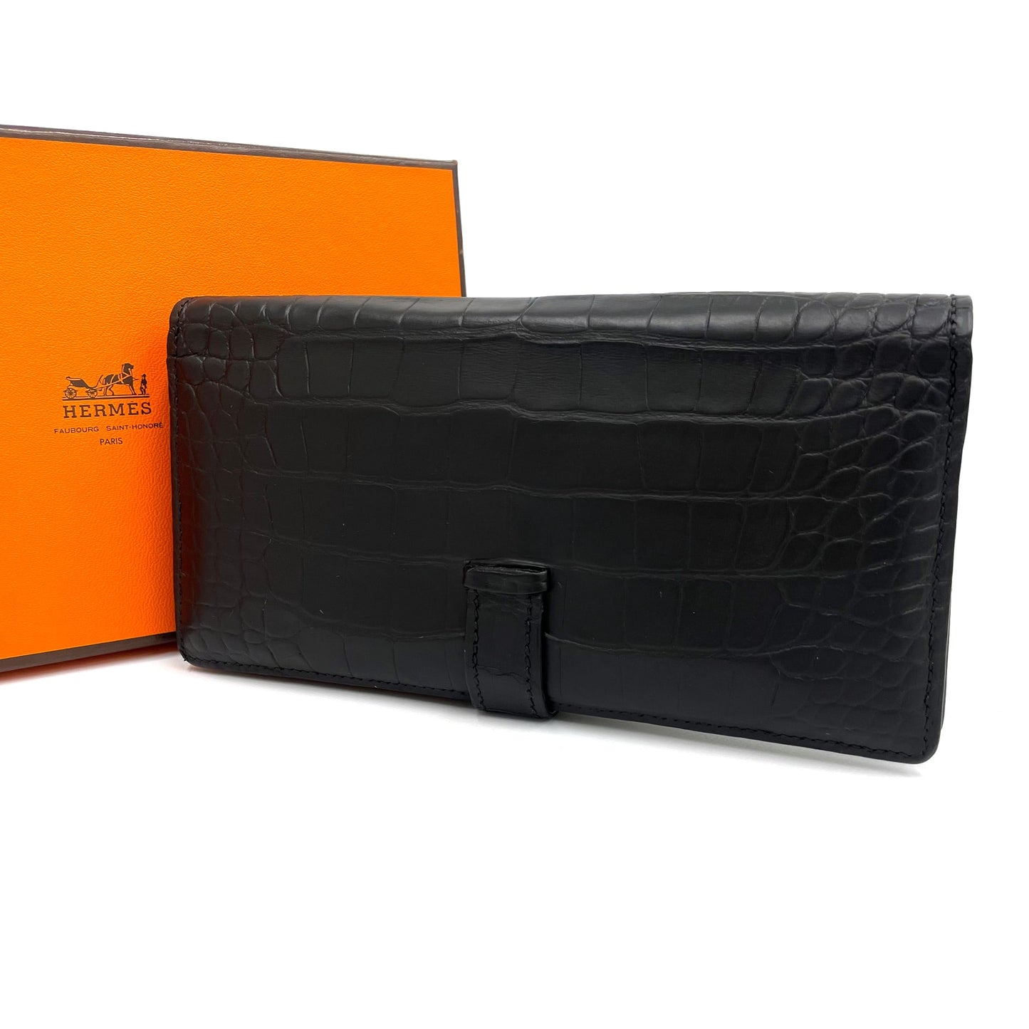 エルメス ベアンクラシック クロコダイル アリゲーターマット