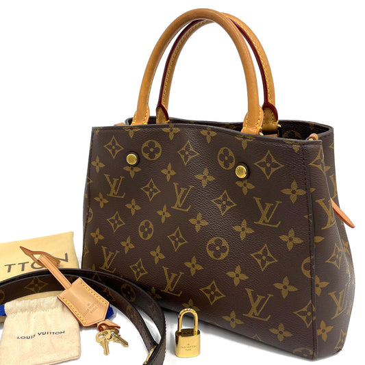 ルイヴィトン モノグラム モンテーニュBB 2WAY ハンドバッグ