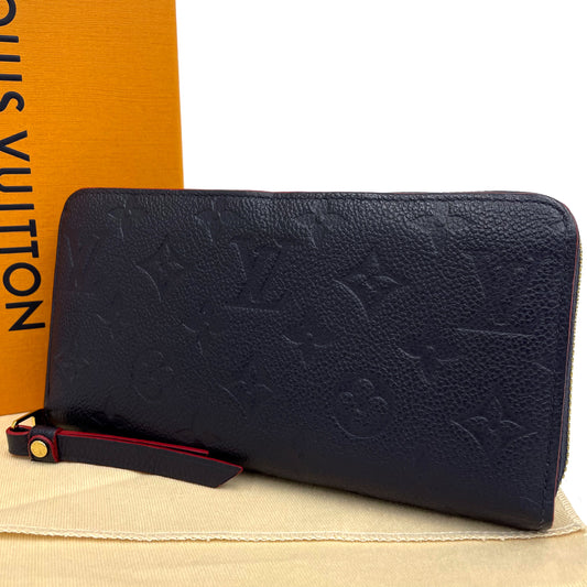 ルイヴィトン　モノグラムアンプラント　ジッピー　長財布