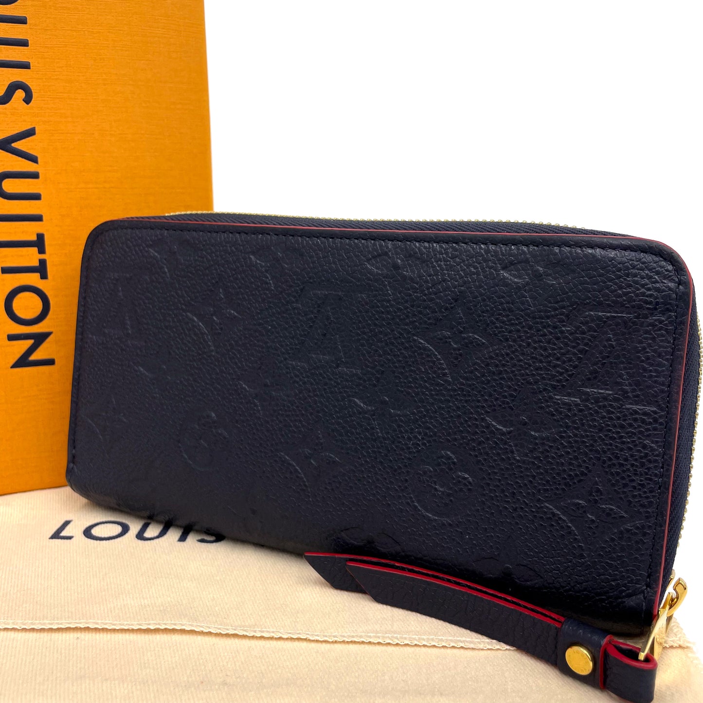 ルイヴィトン　モノグラムアンプラント　ジッピー　長財布