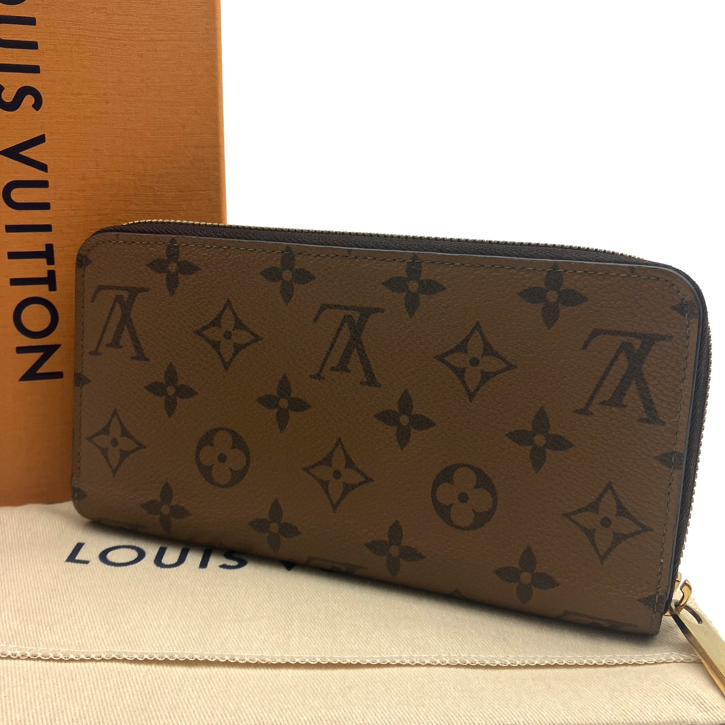 ルイヴィトン　モノグラムリバース　ジッピー　長財布