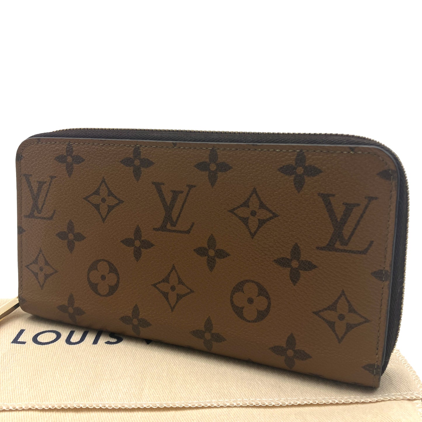 ルイヴィトン　モノグラムリバース　ジッピー　長財布